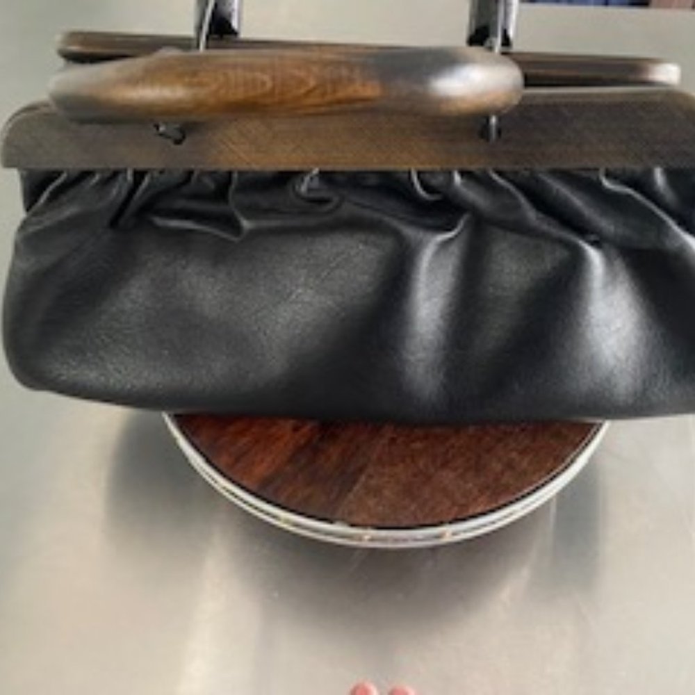 GUCCI Day Bag Model, Doctor's Bag in Black Leather